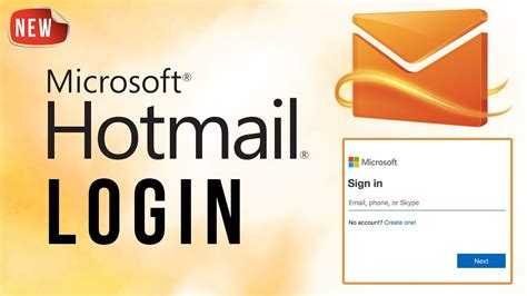 hotmail login sign